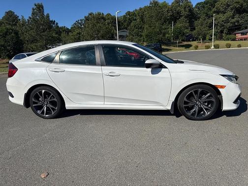 Platinum White Pearl 2020 Honda Civic Sport