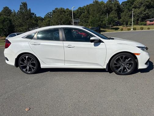 Platinum White Pearl 2020 Honda Civic Sport
