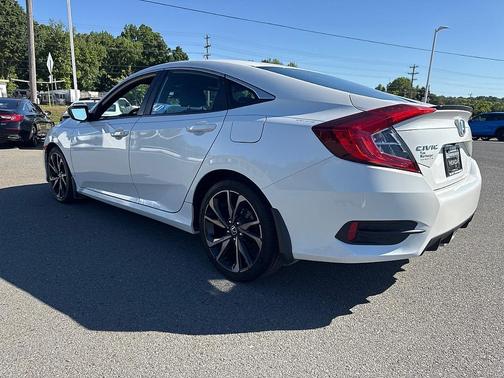 Platinum White Pearl 2020 Honda Civic Sport