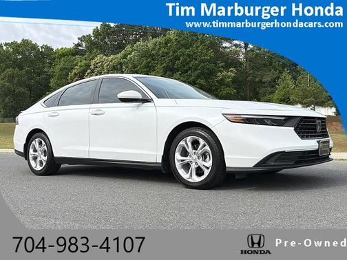 Platinum White Pearl 2024 Honda Accord LX