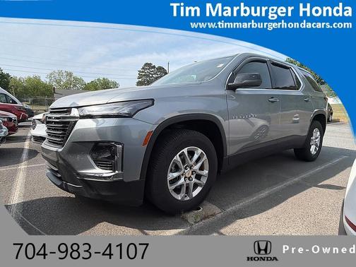 Sterling Gray 2023 Chevrolet Traverse LS