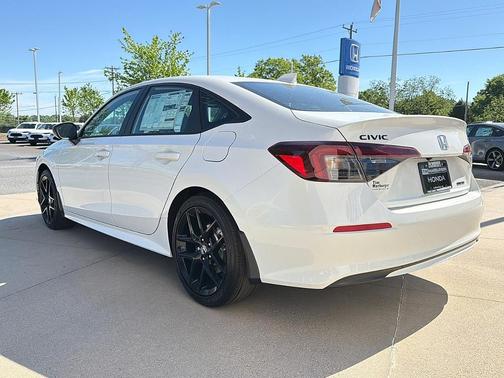 Platinum White Pearl 2026 Honda Civic Hybrid
