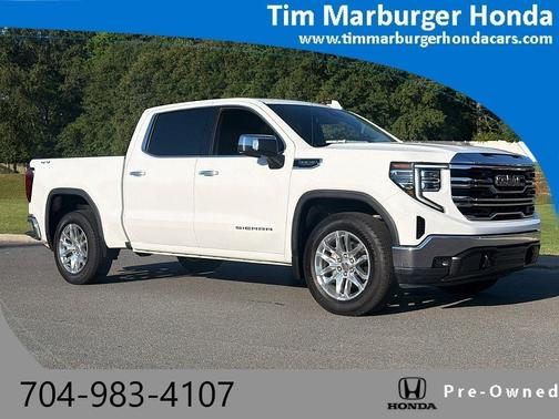 Summit White 2024 GMC Sierra 1500 SLT