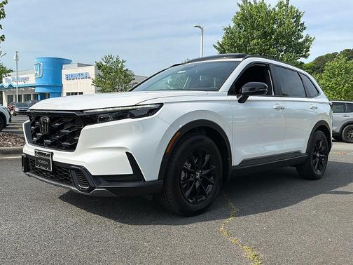 Platinum White Pearl 2026 Honda CR-V Hybrid Sport