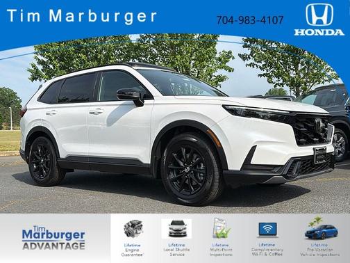 Platinum White Pearl 2026 Honda CR-V Hybrid Sport
