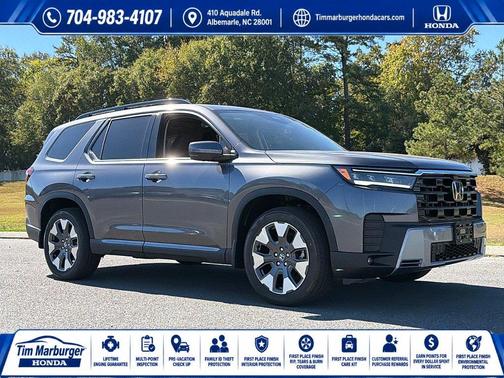 Modern Steel Metallic 2026 Honda Pilot Elite