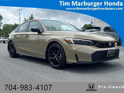 Brown 2026 Honda Civic Sport