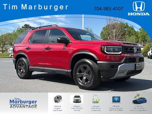 Radiant Red Metallic II 2026 Honda Passport RTL