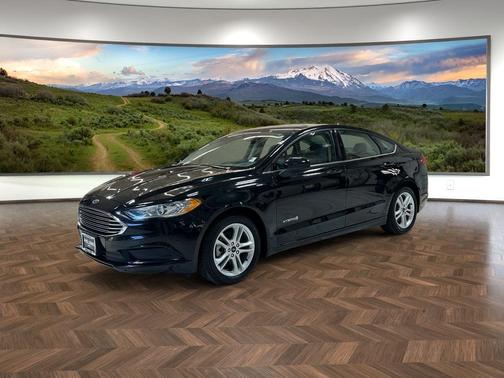 Shadow Black 2018 Ford Fusion Hybrid S
