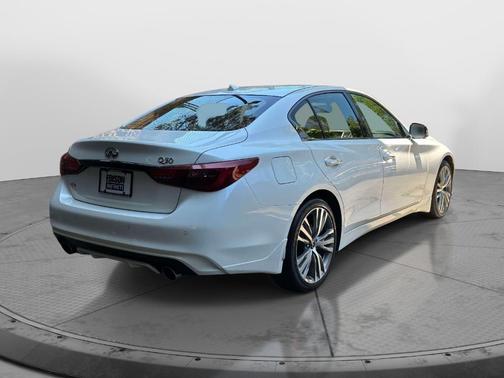 Majestic White 2023 INFINITI Q50 SENSORY