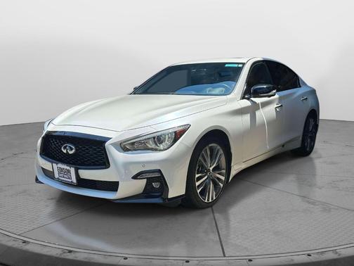Majestic White 2023 INFINITI Q50 SENSORY