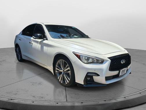 Majestic White 2023 INFINITI Q50 SENSORY