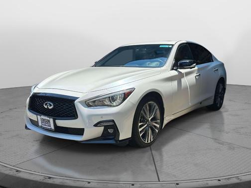 Majestic White 2023 INFINITI Q50 SENSORY