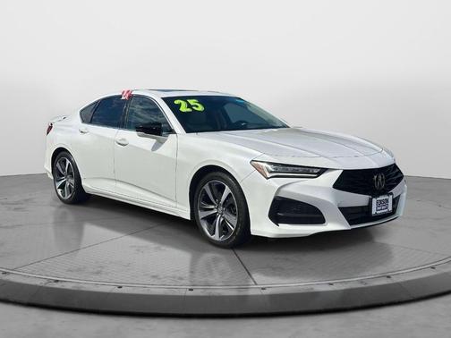 Platinum White Pearl 2025 Acura TLX Technology