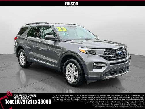 Gray 2023 Ford Explorer XLT