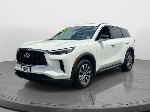 Glacier White 2025 INFINITI QX60 Pure