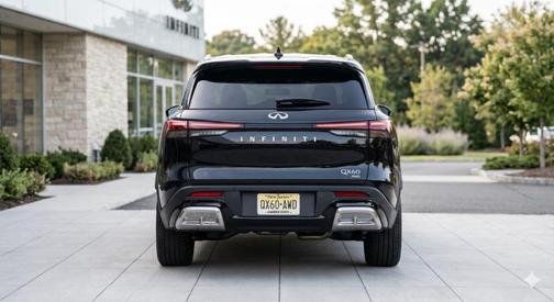Glacier White 2025 INFINITI QX60 Pure