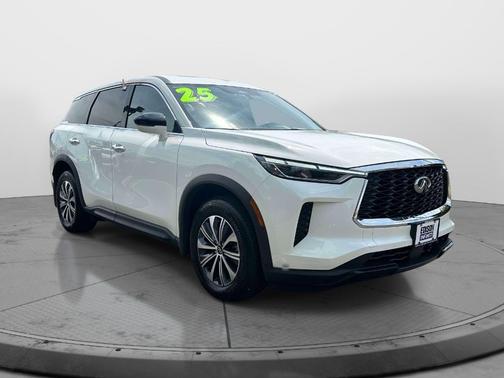 Glacier White 2025 INFINITI QX60 Pure
