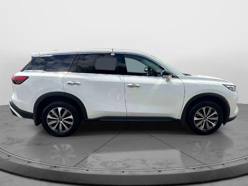 Glacier White 2025 INFINITI QX60 Pure