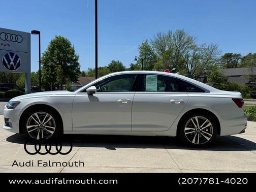 Glacier White Metallic 2023 Audi A6 55 Premium Plus