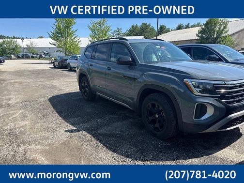 Pure Gray 2025 Volkswagen Atlas 2.0T Peak Edition