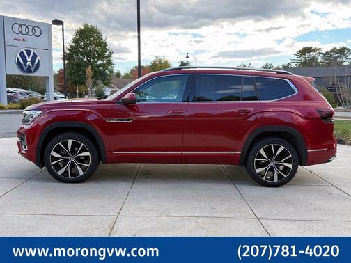 Aurora Red Metallic 2024 Volkswagen Atlas 2.0T SEL Premium R-Line