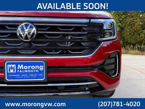 Aurora Red Metallic 2024 Volkswagen Atlas 2.0T SEL Premium R-Line