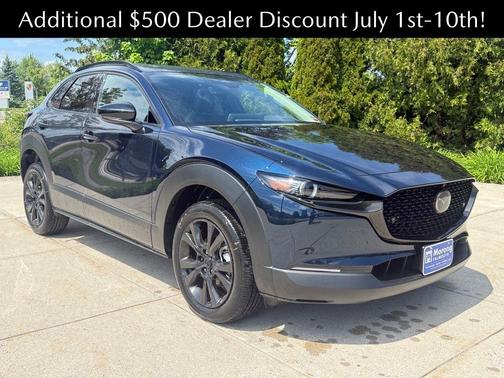 Deep Crystal Blue Mica 2026 Mazda CX-30 Premium Package