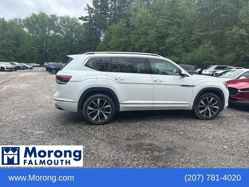 Opal White Pearl Effect 2024 Volkswagen Atlas 2.0T SEL Premium R-Line