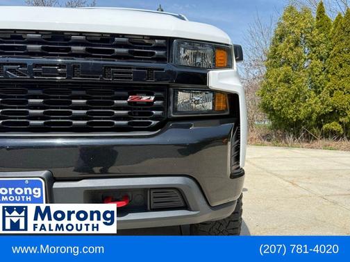 Summit White 2021 Chevrolet Silverado 1500 Custom Trail Boss