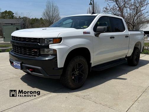 Summit White 2021 Chevrolet Silverado 1500 Custom Trail Boss