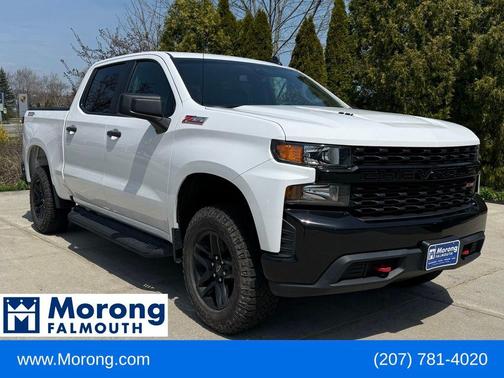 Summit White 2021 Chevrolet Silverado 1500 Custom Trail Boss