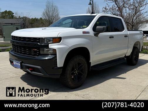 Summit White 2021 Chevrolet Silverado 1500 Custom Trail Boss