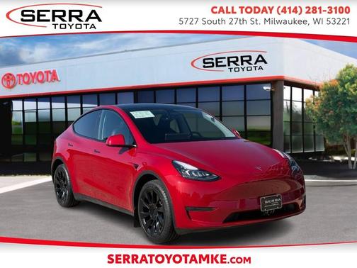 Red Multi-Coat 2022 Tesla Model Y Long Range Dual Motor All-Wheel Drive