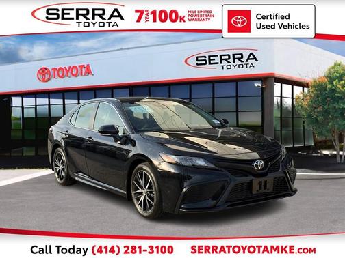 Midnight Black Metallic 2024 Toyota Camry SE