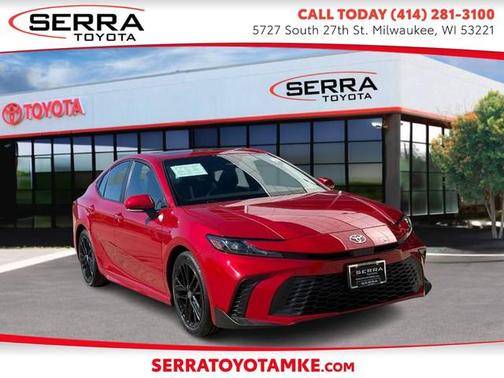 Supersonic Red 2025 Toyota Camry SE
