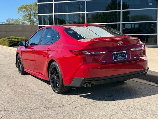 Supersonic Red 2025 Toyota Camry SE