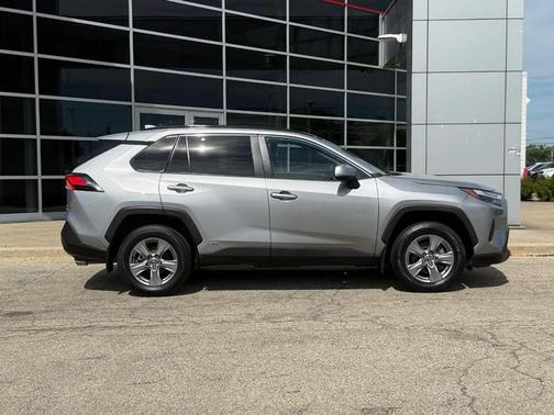Silver Sky Metallic 2024 Toyota RAV4 Hybrid XLE