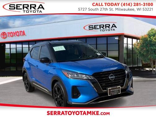 Electric Blue Metallic 2023 Nissan Kicks SR