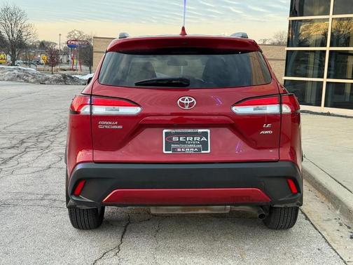 Barcelona Red Metallic 2022 Toyota Corolla Cross LE