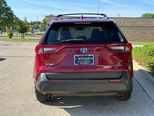Ruby Flare Pearl 2023 Toyota RAV4 Hybrid LE