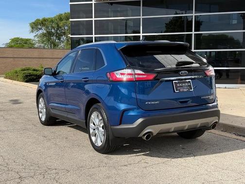 Atlas Blue Metallic 2020 Ford Edge Titanium