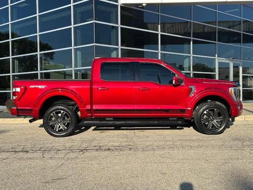Rapid Red Metallic Tinted Clearcoat 2021 Ford F-150 Lariat