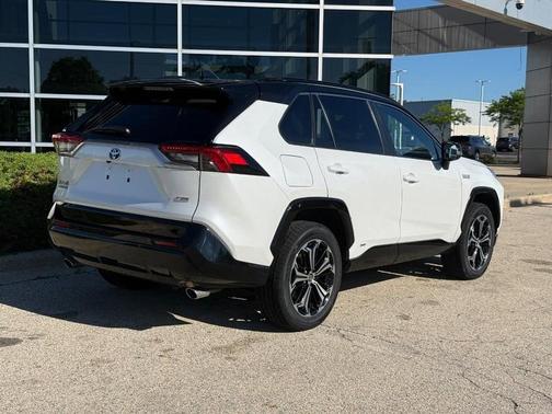 Wind Chill Pearl/Midnight Black Metallic 2023 Toyota RAV4 Prime XSE