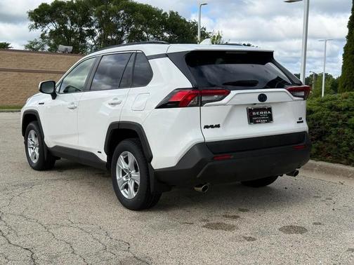 Super White 2019 Toyota RAV4 Hybrid LE