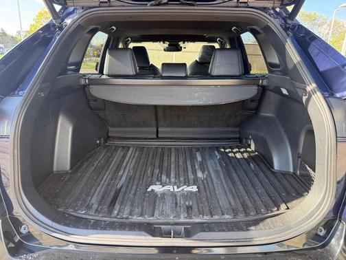 Blue Print/Midnight Black Metallic 2021 Toyota RAV4 Hybrid SE