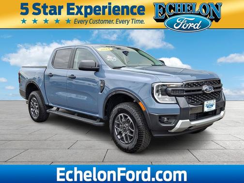 Azure Gray Metallic Tri-Coat 2024 Ford Ranger XLT