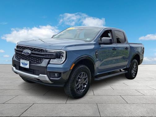 Azure Gray Metallic Tri-Coat 2024 Ford Ranger XLT