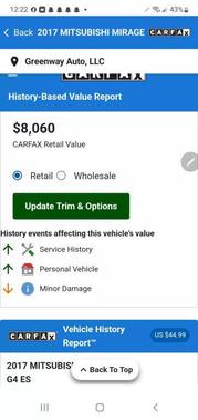 2017 Mitsubishi Mirage G4 SE