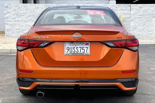 Orange Metallic 2025 Nissan Sentra SR